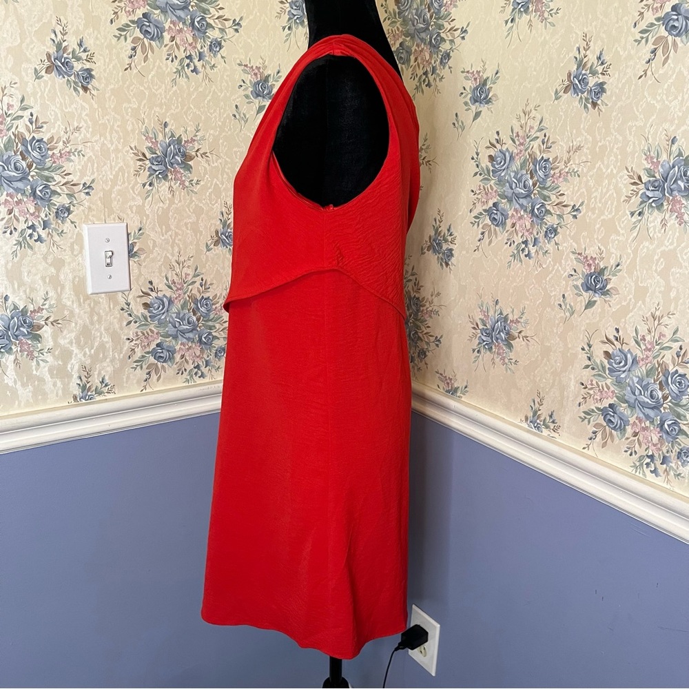 Gilli One Shoulder Classic Red Dress, Size S, NWT - Picture 3 of 10